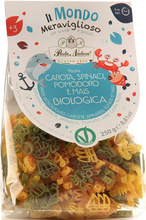 Makaron (kukurydziany trójkolorowy) dla dzieci ocean bezglutenowy 250 g - Pasta Natura (BIO)