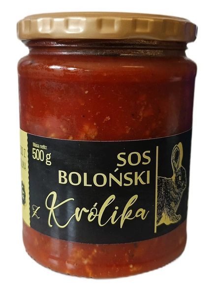 Sos Boloński Z Królika Bezglutenowy 500 G - Amciu