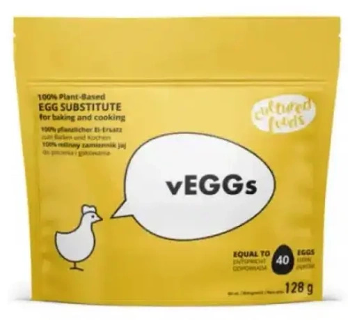 Roślinny zamiennik jaj do pieczenia i gotowania zamiennik żółtka bezglutenowy 128 g - Cultured Foods