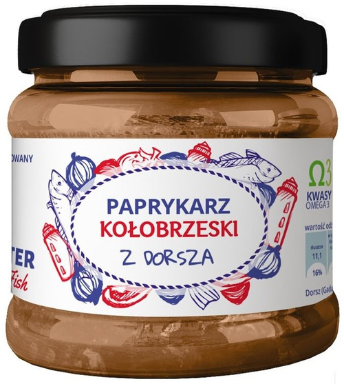 Paprykarz kołobrzeski z dorsza 155 g - Kuter Fish