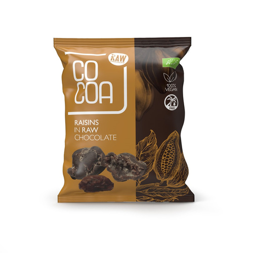 Rodzynki w Surowej Czekoladzie 70g - COCOA EKO