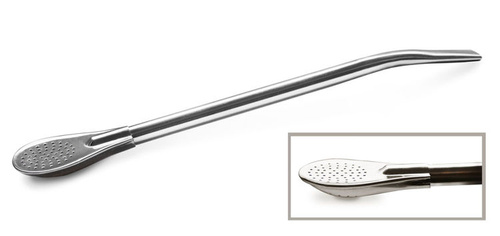 Bombilla ze stali nierdzewnej łyżeczkowa liza 19 cm - Mate Green