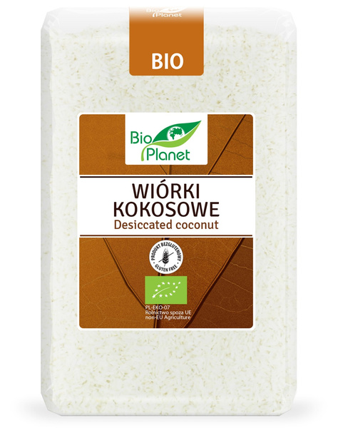 Wiórki Kokosowe 1kg - Bio Planet - EKO