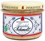 Smalczyk wegański z cebulą bezglutenowy 150 g - Zwergenwiese (BIO)