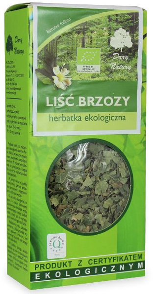 Herbatka liść brzozy 50 g - Dary Natury (BIO)