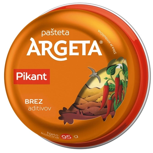 Pasta Z Kurczaka Pikantna Bezglutenowa 95 G - Argeta