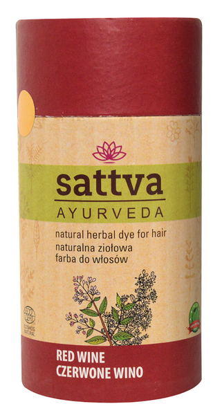 Henna czerwone wino 150 g - Sattva
