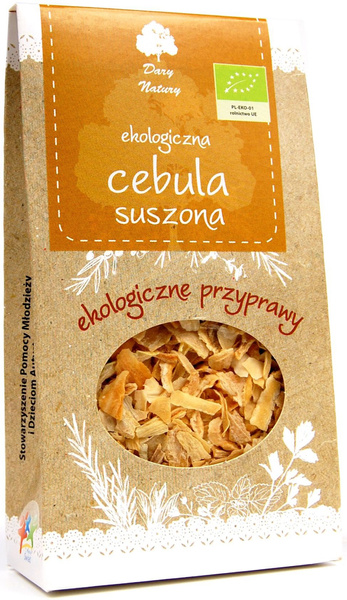 Cebula suszona cebulka 40 g - Dary Natury (BIO)