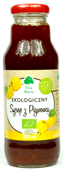 Syrop z pigwowca 270 ml - Dary Natury (BIO)