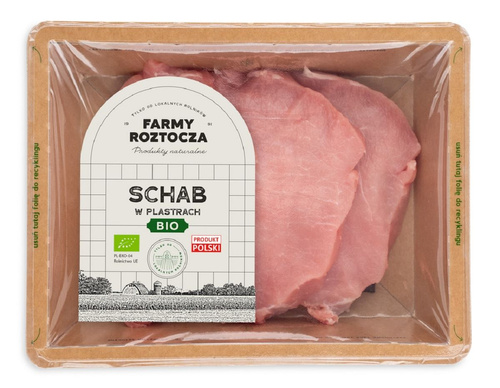 Ekologiczny schab krojony surowy (ok. 300 g) - Farmy Roztocza (EKO)