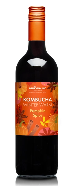 Kombucha Winter Warm Pumpkin Spice 700 Ml - Delikatna (Zakwasownia)