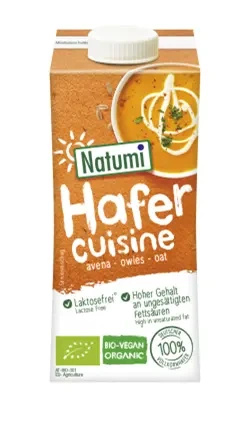 Krem owsiany do gotowania i pieczenia bez dodatku cukru 15 x 200 ml - Natumi (EKO)