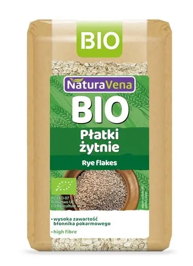 Płatki żytnie 300 g - Naturavena (EKO)