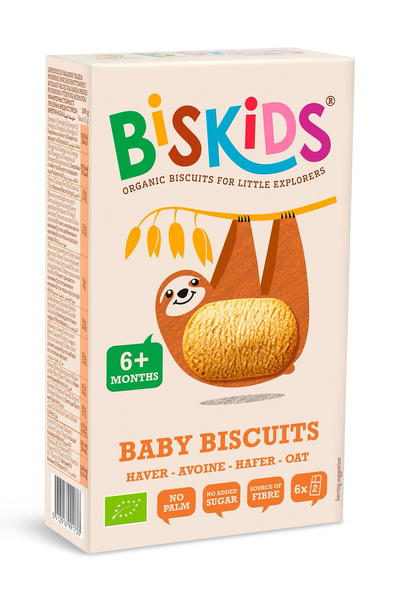 Ciasteczka owsiane od 6 msc. 120 g - Biskids (EKO)