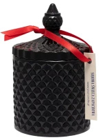 Świeca sojowa zapachowa w krysztale czarnym świąteczny czas 250 ml - Your Candle