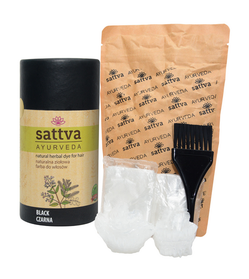 Henna czarna 150 g - Sattva