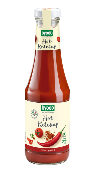 Ketchup pikantny bezglutenowy 500 ml - Byodo (BIO)