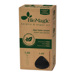Farba do włosów czarna (1.00) 250 g - Biomagic