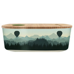 LUNCHBOX Z TWORZYWA PLA Z PRZEGRÓDKĄ AIR BALLOON VALLEY 800 ml - CHIC-MIC