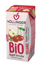 Nektar jabłkowo wiśniowy bez dodatku cukru 200 ml - Hollinger (BIO)