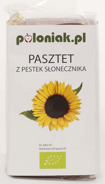 PASZTET WEGAŃSKI Z PESTEK SŁONECZNIKA BIO 160 g - POLONIAK