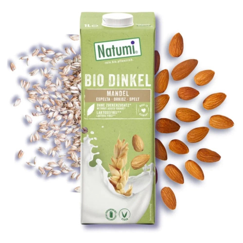 Napój orkiszowo migdałowy bez dodatku cukru 1 l - Natumi (EKO)