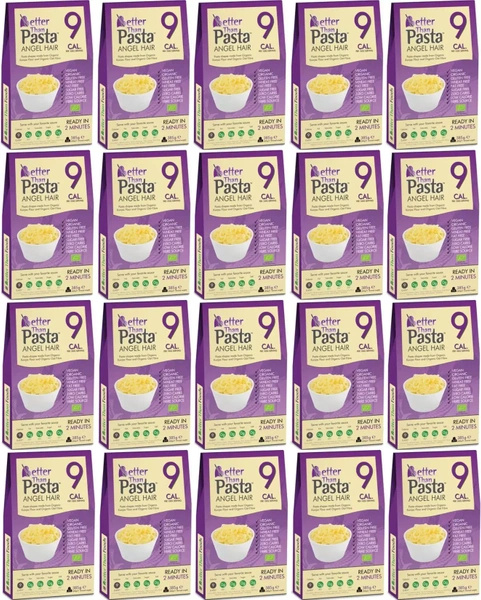 Makaron konjac angel hair bezglutenowy 20 x 385 g - Keto Chef (EKO)