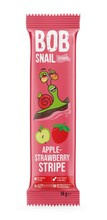 Przekąska stripe jabłko truskawka bez dodatku cukru bezglutenowa 14 g - Bob Snail