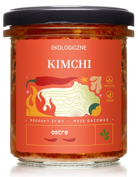 Kimchi Ostre Bio 300 G - Delikatna (Zakwasownia)