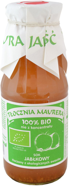 SOK JABŁKOWY NFC BIO 300 ml - TŁOCZNIA MAURERA