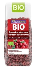 Żurawina słodzona cukrem trzcinowym 100 g - Naturavena (EKO)