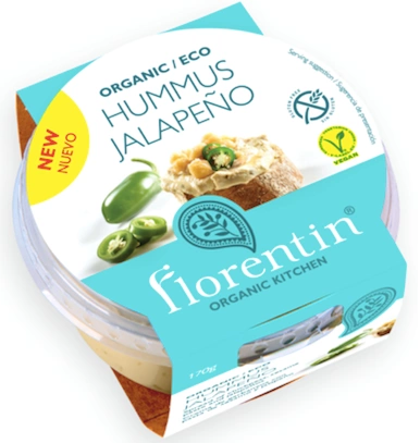 Hummus Jalapeno Bezglutenowy Bio 170 G  -  FLORENTIN