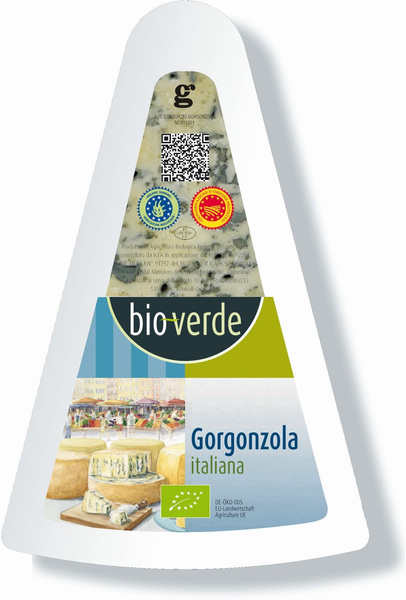 Ekologiczny ser gorgonzola 125 g - Bio Verde (BIO)