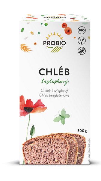 MIESZANKA DO WYPIEKU CHLEBA BEZGLUTENOWA BIO 500 g - PROBIO