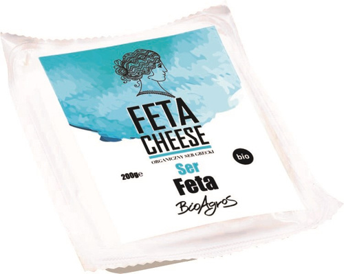 Ekologiczny ser feta 200 g - Bioagros (BIO)