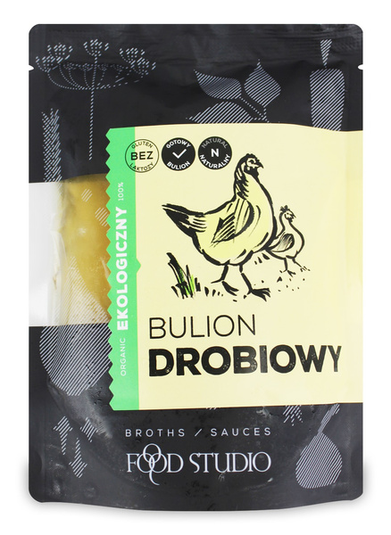 Bulion Drobiowy w Płynie Bezglutenowy 350ml - FOOD STUDIO