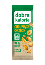 Baton Owocowy Chrupiący Orzech 35g - Dobra Kaloria