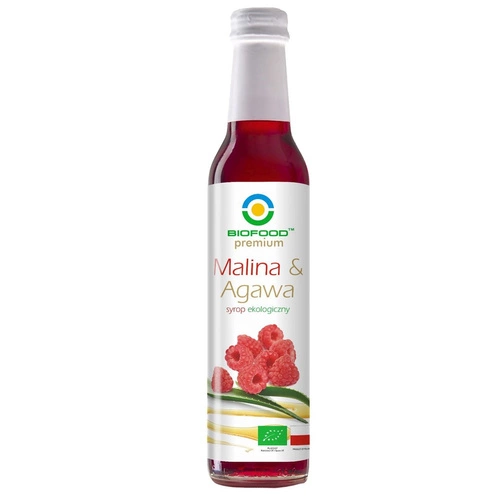 Syrop Malina Z Agawą Bio 250 Ml  -  BIO FOOD