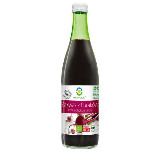 Zakwas z buraków bezglutenowy 500 ml - Bio Food (EKO)