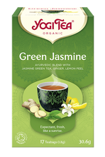 HERBATA ZIELONA JAŚMINOWA (GREEN JASMINE) BIO (17 x 1,8 g) 30,6 g - YOGI TEA