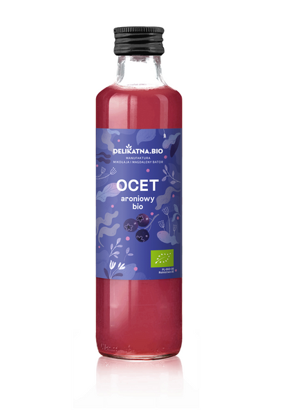 Ocet Aroniowy Bio 250 Ml - Delikatna (Zakwasownia)