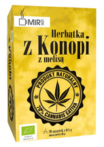 Herbatka z konopi z melisą (20 saszetek) 16 g - Mir-Lek (BIO)