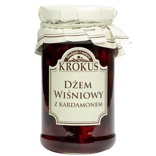 Dżem Wiśniowy z Kardamonem 235g - Krokus