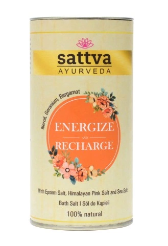 Sól Do Kąpieli Ładowanie Energii 300 G - Sattva (Ayurveda)