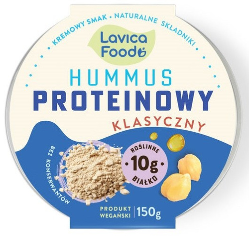 Hummus proteinowy klasyczny 150 g - Lavica Food