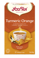 HERBATKA KURKUMA POMARAŃCZA (TURMERIC ORANGE) BIO (17 x 2 g) 34 g - YOGI TEA