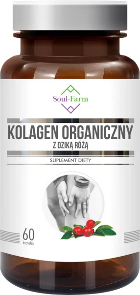 Kolagen morski z dziką różą 60 szt. 100 g - Soul Farm