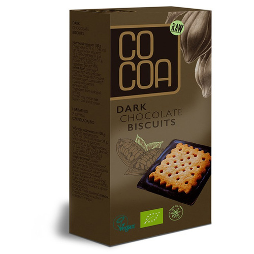 Herbatniki z Ciemną Czekoladą 95g - COCOA