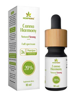 Olej konopny 20 % 2000 mg fitoskładników 10 ml - Hempking