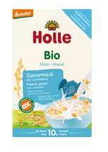 Kaszka Junior Muesli Wieloziarnista z Corn Flakes od 10 msc. 250g - Holle